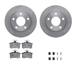 R1 Concepts WFWH1-74026 E- Line Series Brake Rotor W/ Ceramic Brake Pads & Hdw